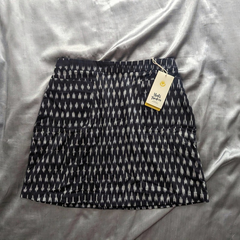 Cotton Ikat Mini Skirt